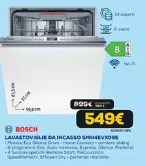 Bosch - Lavastoviglie Da Incasso SMH4EVX09E Bosch - Lavastoviglie Da Incasso SMH4EVX09E