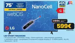 LG - Led Smart 75NANO82