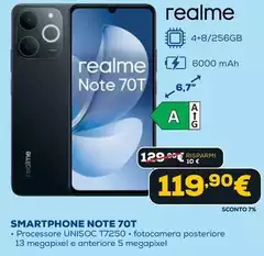 Realme - Smartphone Note 70T Realme - Smartphone Note 70T