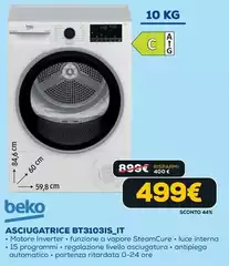 Beko - Asciugatrice BT3103IS_IT Beko - Asciugatrice BT3103IS_IT