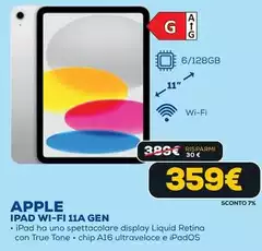Apple - Ipad Wi-Fi 11A Gen