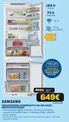 Samsung - Frigorifero Combinato Da Incasso BRB70F26CES0EF Samsung - Frigorifero Combinato Da Incasso BRB70F26CES0EF