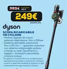 Dyson - Scopa Ricaricabile V8 Cyclone Dyson - Scopa Ricaricabile V8 Cyclone