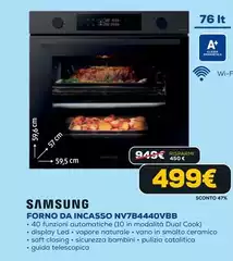 Samsung - Forno Da Incasso NV7B4440VBB Samsung - Forno Da Incasso NV7B4440VBB