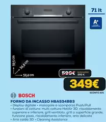 Bosch - Forno Da Incasso HBA534BB3