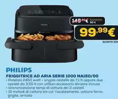 Philips - Friggitrice Ad Aria Serie 1000 NA150/00 Philips - Friggitrice Ad Aria Serie 1000 NA150/00
