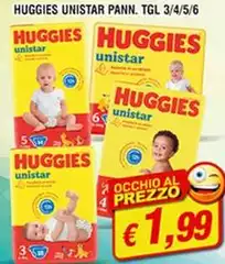 Huggies - Unistar Pannolini Huggies - Unistar Pannolini