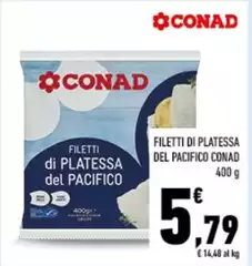 Conad - Filetti Di Platessa Del Pacifico Conad - Filetti Di Platessa Del Pacifico