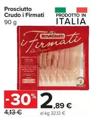 Rovagnati - Prosciutto Crudo I Firmati Rovagnati - Prosciutto Crudo I Firmati