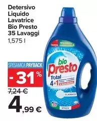 Bio Presto - Detersivo Liquido Lavatrice