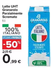Granarolo - Latte UHT Parzialmente Scremato Granarolo - Latte UHT Parzialmente Scremato