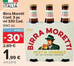 Moretti - Birra Conf. 3 Pz Moretti - Birra Conf. 3 Pz