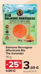 Bio - Salmone Norvegese Affumicato The Icelander Bio - Salmone Norvegese Affumicato The Icelander