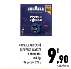 Lavazza - Capsule Per Caffè Espresso A Modo Mio Lavazza - Capsule Per Caffè Espresso A Modo Mio