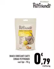 Conad - Snack Croccanti Gatti Petfriends Conad - Snack Croccanti Gatti Petfriends