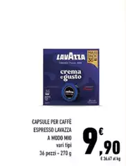 Lavazza - Capsule Per Caffè Espresso A Modo Mio Lavazza - Capsule Per Caffè Espresso A Modo Mio