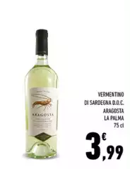 La palma - Vermentino Di Sardegna D.O.C. Aragosta