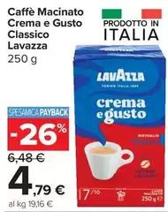 Lavazza - Caffè Macinato Crema E Gusto Classico Lavazza - Caffè Macinato Crema E Gusto Classico