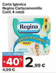 Regina - Carta Igienica Cartacamomilla Regina - Carta Igienica Cartacamomilla
