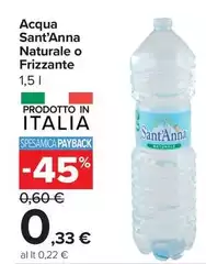 Sant'anna - Acqua Naturale O Frizzante Sant'anna - Acqua Naturale O Frizzante