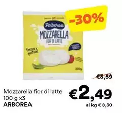 Arborea - Mozzarella Fior Di Latte Arborea - Mozzarella Fior Di Latte
