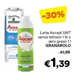 Granarolo - Latte Accadi UHT Granarolo - Latte Accadi UHT