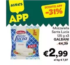 Galbani - Mozzarella Santa Lucia Galbani - Mozzarella Santa Lucia