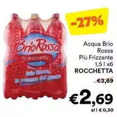 Rocchetta - Acqua Brio Rossa Più Frizzante Rocchetta - Acqua Brio Rossa Più Frizzante