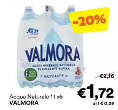 Valmora - Acqua Naturale Valmora - Acqua Naturale