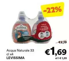 Levissima - Acqua Naturale Levissima - Acqua Naturale