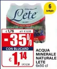 Lete - Acqua Minerale Naturale Lete - Acqua Minerale Naturale