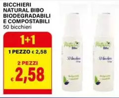 Bibo - Bicchieri Natural Biodegradabili E Compostabili