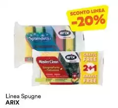 Arix - Linea Spugne Arix - Linea Spugne