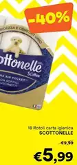 Scottex - 18 Rotoli Carta Igienica Scottex - 18 Rotoli Carta Igienica