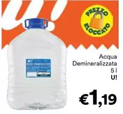 U! - Acqua Demineralizzata U! - Acqua Demineralizzata