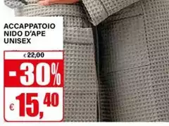 Accappatoio Nido D'ape Unisex