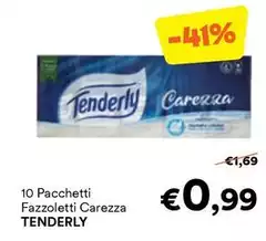 Tenderly - 10 Pacchetti Fazzoletti Carezza Tenderly - 10 Pacchetti Fazzoletti Carezza
