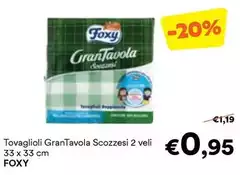Foxy - Tovaglioli GranTavola Scozzesi