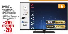 Telefunken - Tv Led 43" Te43750b4512k Telefunken - Tv Led 43" Te43750b4512k