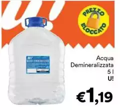 U! - Acqua Demineralizzata U! - Acqua Demineralizzata