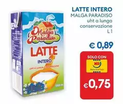 Malga Paradiso - Latte Intero Malga Paradiso - Latte Intero