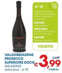 Galadino - Valdobbiadene Prosecco Superiore DOCG Galadino - Valdobbiadene Prosecco Superiore DOCG