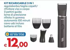Zephir - Kit Ricaricabile 3 In 1 Zephir - Kit Ricaricabile 3 In 1