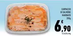 Carpaccio Di Salmone Marinato Carpaccio Di Salmone Marinato