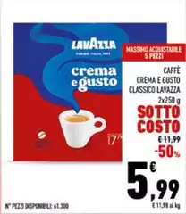 Lavazza - Caffè Crema E Gusto Classico Lavazza - Caffè Crema E Gusto Classico