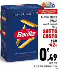 Barilla - Pasta Di Semola Barilla - Pasta Di Semola