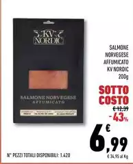 Kv nordic - Salmone Norvegese Affumicato Kv nordic - Salmone Norvegese Affumicato
