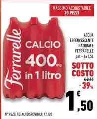 Ferrarelle - Acqua Effervescente Naturale Ferrarelle - Acqua Effervescente Naturale