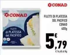 Conad - Filetti Di Platessa Del Pacifico Conad - Filetti Di Platessa Del Pacifico