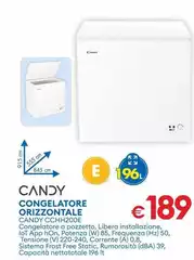 Candy - Congelatore Orizzontale Candy - Congelatore Orizzontale